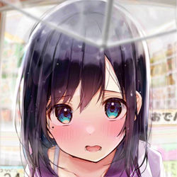 This is a pixiv picture whose title is ｢すみません..傘入れてもらってもいいですか？｣.