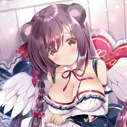 This is a pixiv picture whose title is 【お仕事絵】こころちゃんとお勉強.