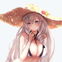 This is a pixiv picture whose title is 水着アルジェリー.