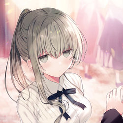 This is a pixiv picture whose title is 「じぇら～…」.