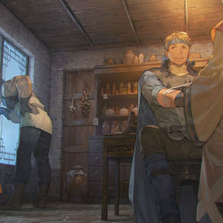 This is a pixiv picture whose title is 獅子のようなもの.