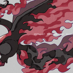 This is a pixiv picture whose title is ガラルファイヤー.