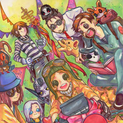 This is a pixiv picture whose title is ２周年おめでとうございます！.