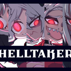 This is a pixiv picture whose title is Helltaker-BAD ENDまとめ.