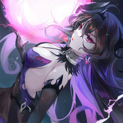 This is a pixiv picture whose title is Deep Dark Fantasy.