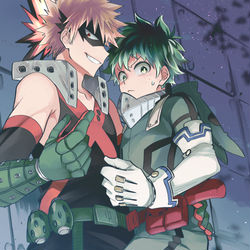 This is a pixiv picture whose title is 勝デクらくがき＆おしらせなど.