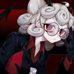 This is a pixiv picture whose title is 困憊悪魔のパンデモニカ.