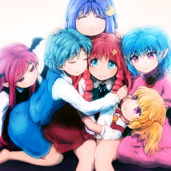 This is a pixiv picture whose title is 紅魔館ｓ.