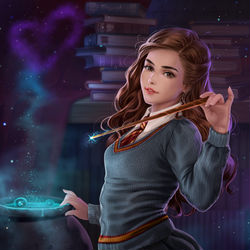 This is a pixiv picture whose title is Hermione Granger (Harry Potter).