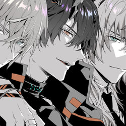 This is a pixiv picture whose title is アークナイツ(炎受け).