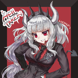 This is a pixiv picture whose title is Lucifer.