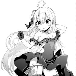 This is a pixiv picture whose title is 見切れてないアルバコア(差分).