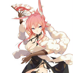 This is a pixiv picture whose title is 八重霞.