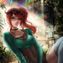 This is a pixiv picture whose title is ソニア / Sonia.
