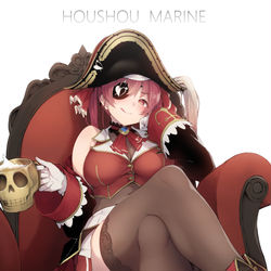 This is a pixiv picture whose title is マリン船長.
