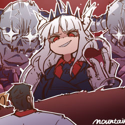 This is a pixiv picture whose title is HELLTAKER.