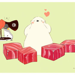 This is a pixiv picture whose title is 切り落としまぐろ.