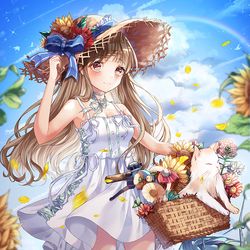 This is a pixiv picture whose title is 夏.