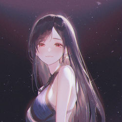 This is a pixiv picture whose title is FF7 Dress.