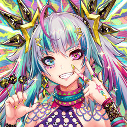 This is a pixiv picture whose title is ビリビリ！！.