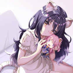 This is a pixiv picture whose title is プリンセスコネクトR　シオリン&ハツネ（マホぐるみ）.