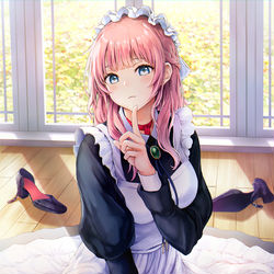 This is a pixiv picture whose title is メイドさん.