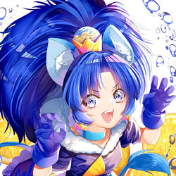 This is a pixiv picture whose title is キュアジェラートレモン添え.