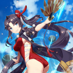 This is a pixiv picture whose title is 牛若丸.