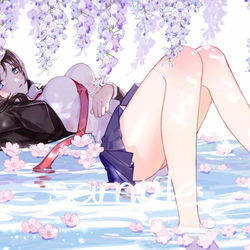 This is a pixiv picture whose title is 私人委託.