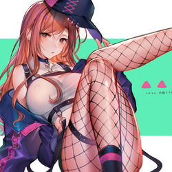 This is a pixiv picture whose title is 夏葉.