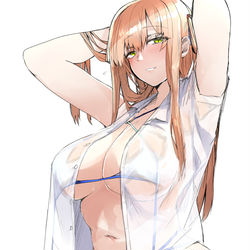 This is a pixiv picture whose title is 水着スプリングフィールド.