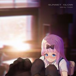 This is a pixiv picture whose title is 晚霞.