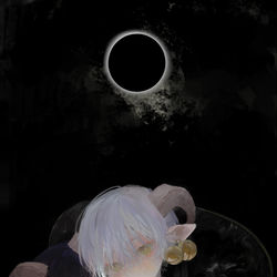 This is a pixiv picture whose title is Solar eclipse.