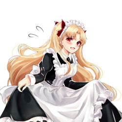 This is a pixiv picture whose title is メイドエレちゃん.