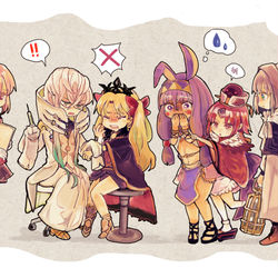 This is a pixiv picture whose title is カルデア予防接種タイム.