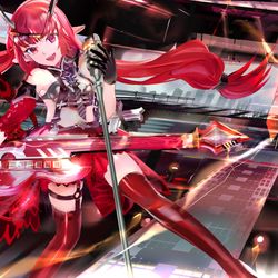 This is a pixiv picture whose title is Barking guitar.