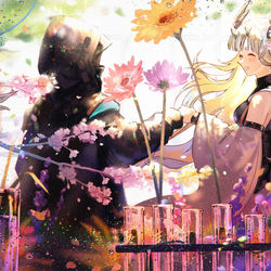 This is a pixiv picture whose title is マトイマルの華道準備室.