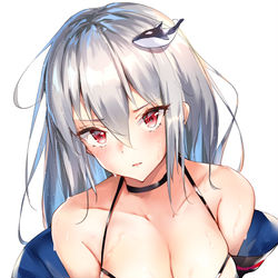 This is a pixiv picture whose title is 水着スカジ.