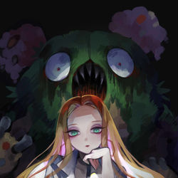 This is a pixiv picture whose title is ぽけもん絵.
