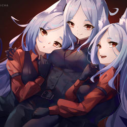 This is a pixiv picture whose title is Cerberus.