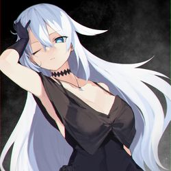 This is a pixiv picture whose title is ブラックハート.