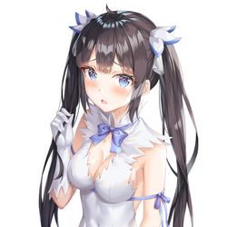 This is a pixiv picture whose title is ヘスティア.