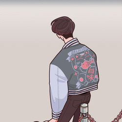 This is a pixiv picture whose title is ポール.