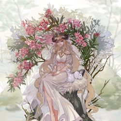 This is a pixiv picture whose title is 林中回声.