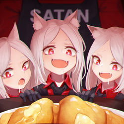 This is a pixiv picture whose title is ケルベロス.