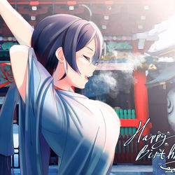 This is a pixiv picture whose title is 神田明神.