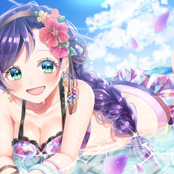 This is a pixiv picture whose title is 希誕.