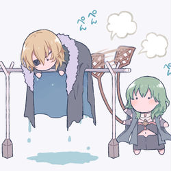 This is a pixiv picture whose title is 干されるディミトリ.