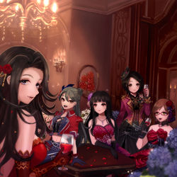This is a pixiv picture whose title is レッドバラード.