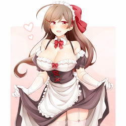 This is a pixiv picture whose title is メイド間宮さん.